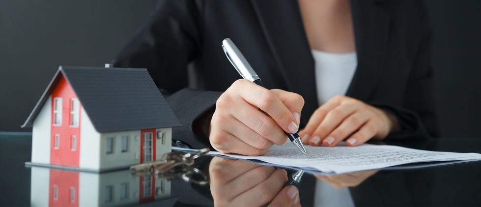 Filling out forms for house